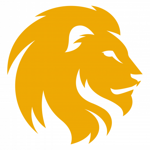 king lion head side look